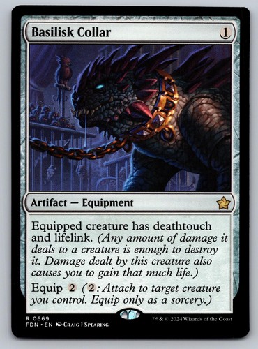 Basilisk collar 669 rare - 669,