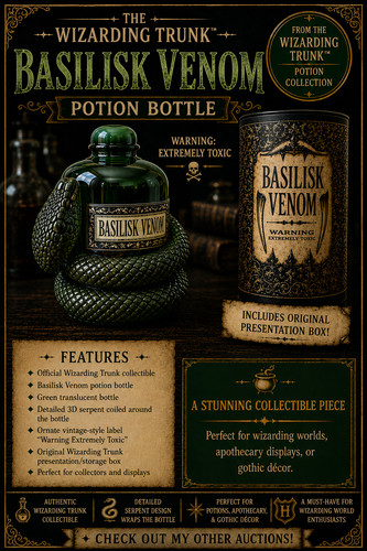 The wizarding trunk - wizarding, basilisk