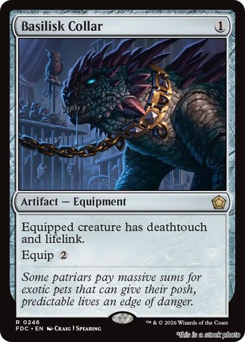 Basilisk collar fdc - nm,