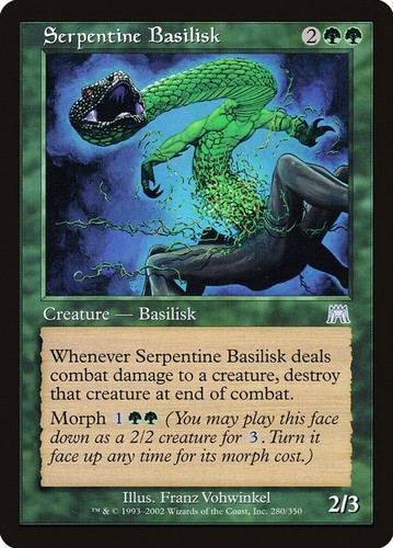 Serpentine basilisk ons - -,