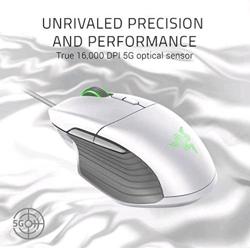 Razer basilisk mercury white - razer,